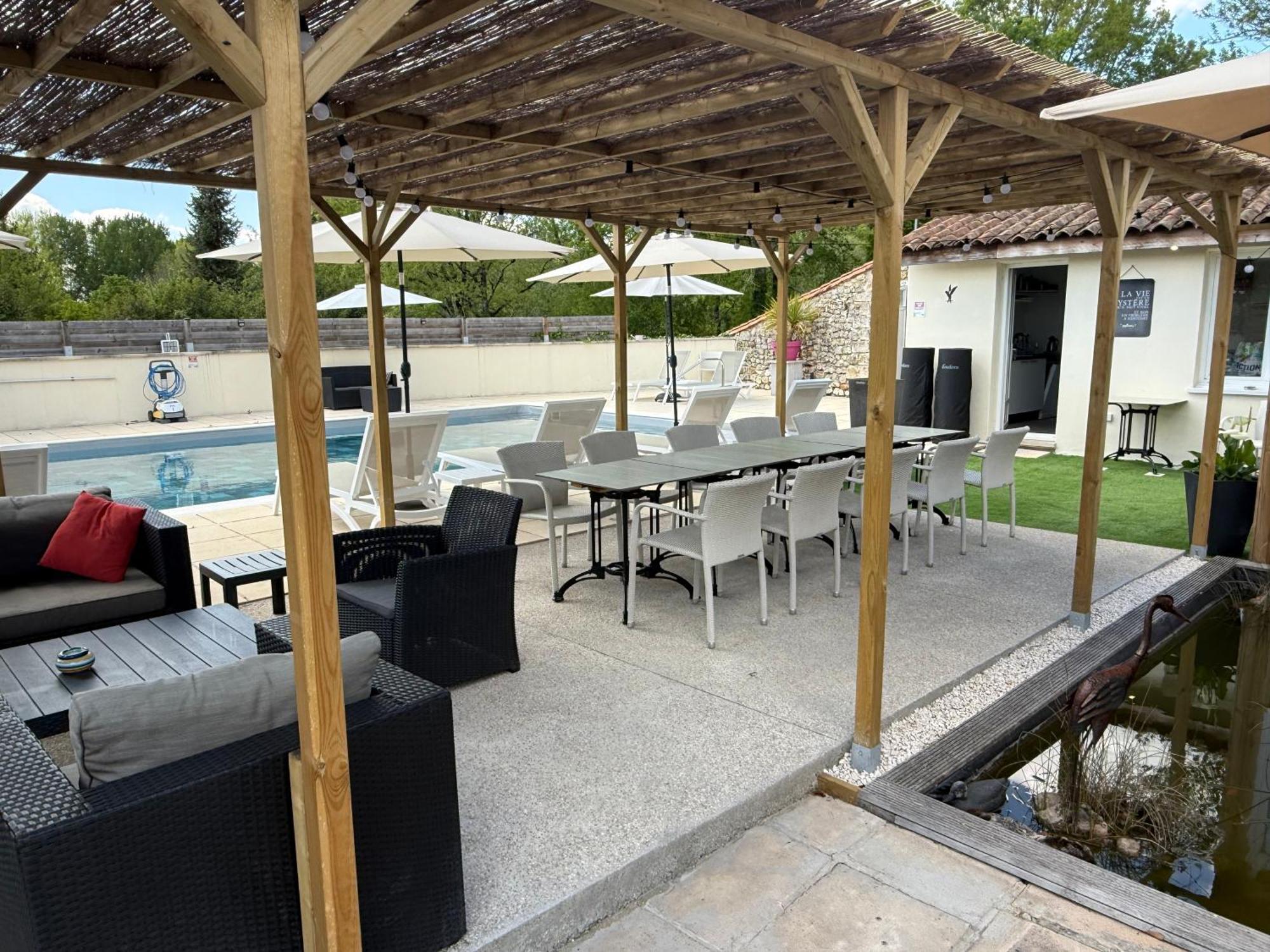 Chambre D'Hotes Naturiste Le Jardin Des Hirondelles Blanzaguet-Saint-Cybard Buitenkant foto