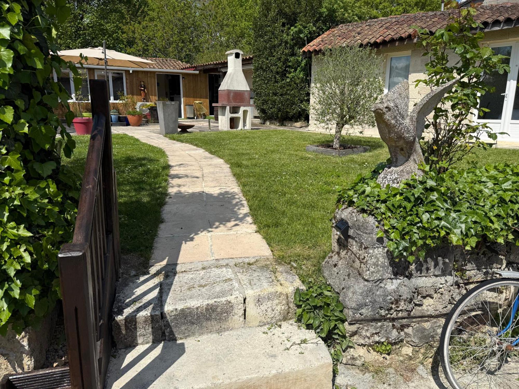 Chambre D'Hotes Naturiste Le Jardin Des Hirondelles Blanzaguet-Saint-Cybard Buitenkant foto